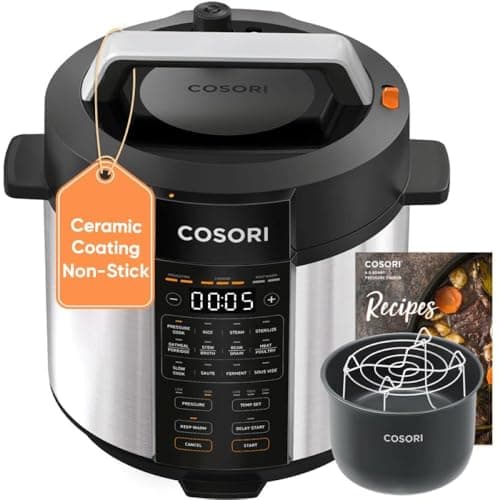 Cosori Cosori Pressure Cooker 6 Qt (9-in-1, Ceramic-Coated Pot)