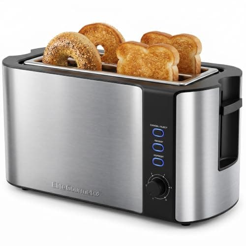 Elite Gourmet Elite Gourmet 4-Slice Long Slot Toaster (ECT-3100)
