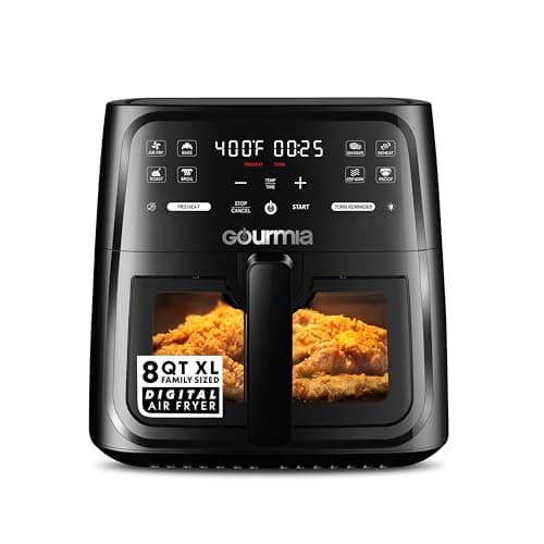 Gourmia Gourmia 8 Qt Air Fryer with Window and Interior Light